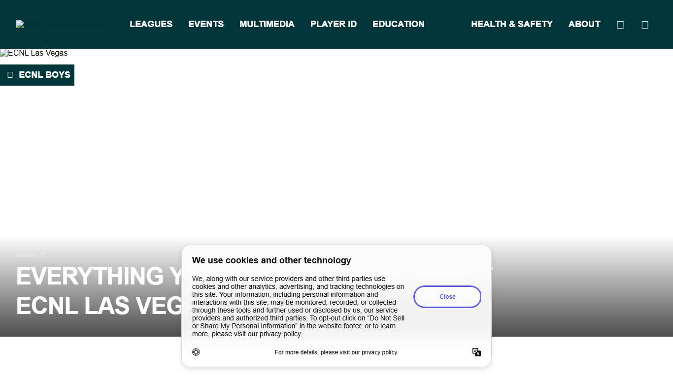 ECNL (Elite Club National League) - Official Athletics Website